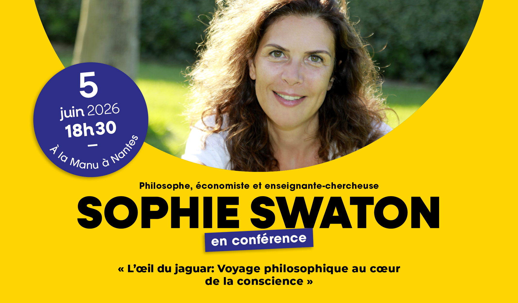 Sophie Swaton en conférence